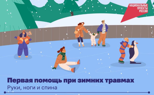 Первая помощь при зимних травмах..